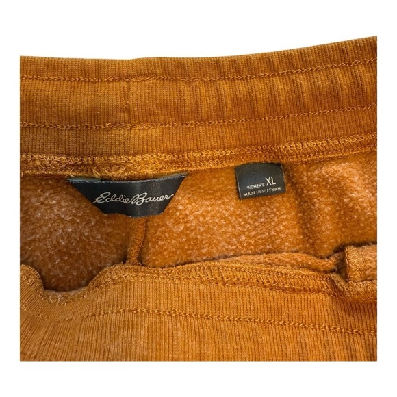 Eddie Bauer Women's Cozy Camp Fleece Shorts | Goldenrod | Size XL - Picture 4 of 10